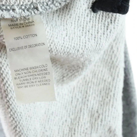 Soft Surroundings Grey Pullover Sweater Cut-out Size Small Minimalist Coastal - Picture 8 of 8